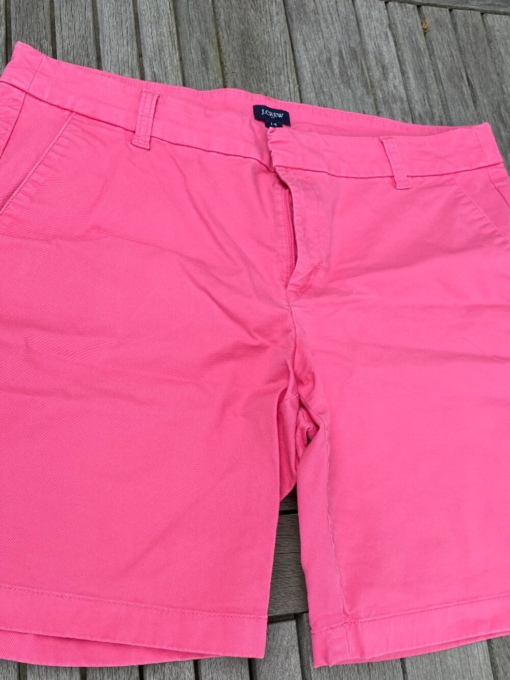 Coral-Pink J Crew Shorts Size 14